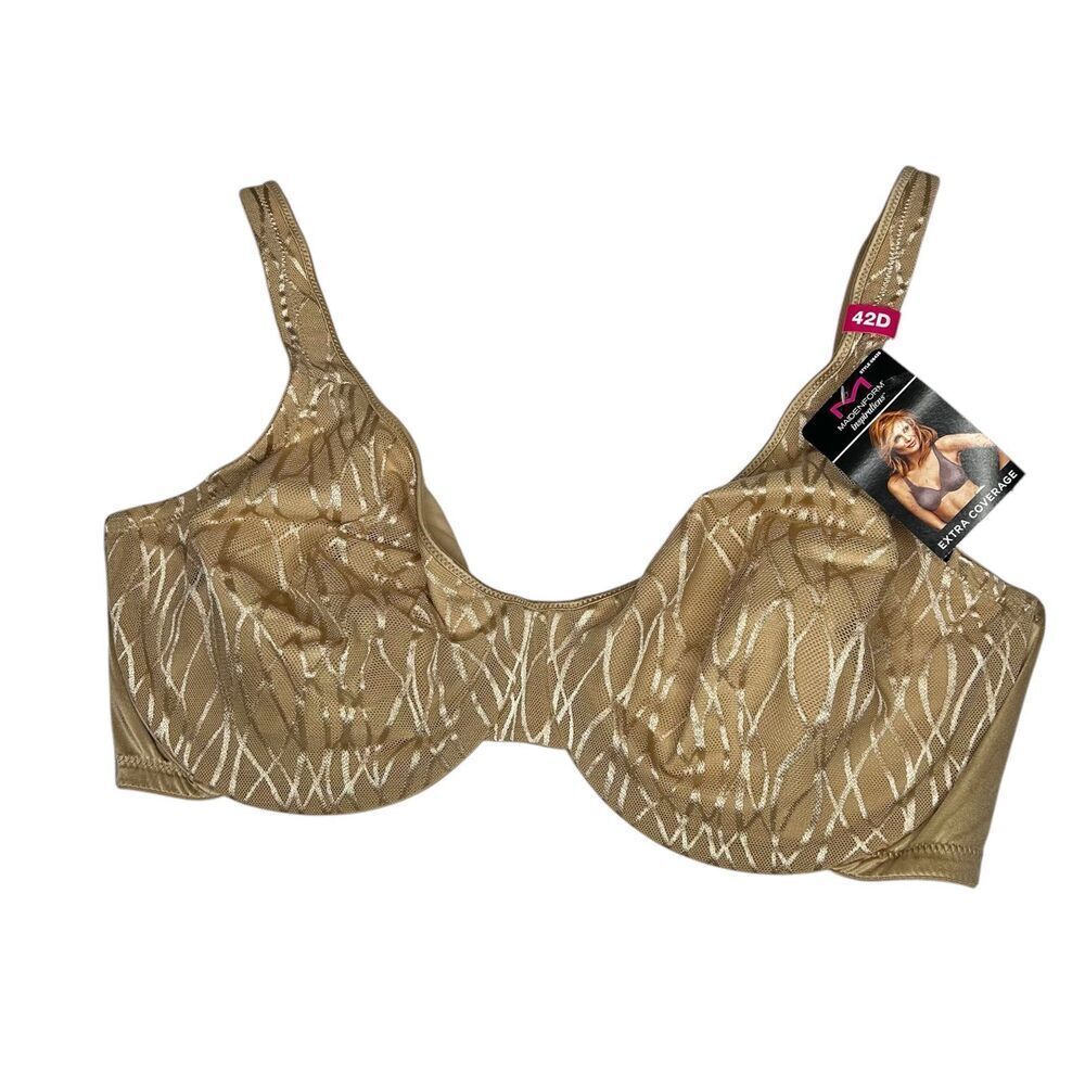 New Maidenform Tan unlined full coverage bra 42D